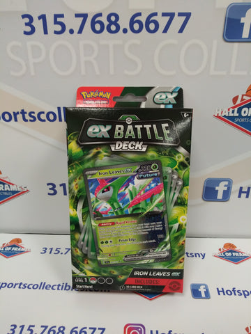 2024 POKEMON IRON LEAVES EX BATTLE DECK! 2024 POKEMON IRON LEAVES EX BATTLE DECK!
