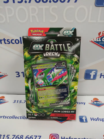 2024 POKEMON IRON LEAVES EX BATTLE DECK! 2024 POKEMON IRON LEAVES EX BATTLE DECK!