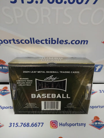 2024 LEAF METAL BASEBALL JUMBO HOBBY BOX! 10 AUTOS!