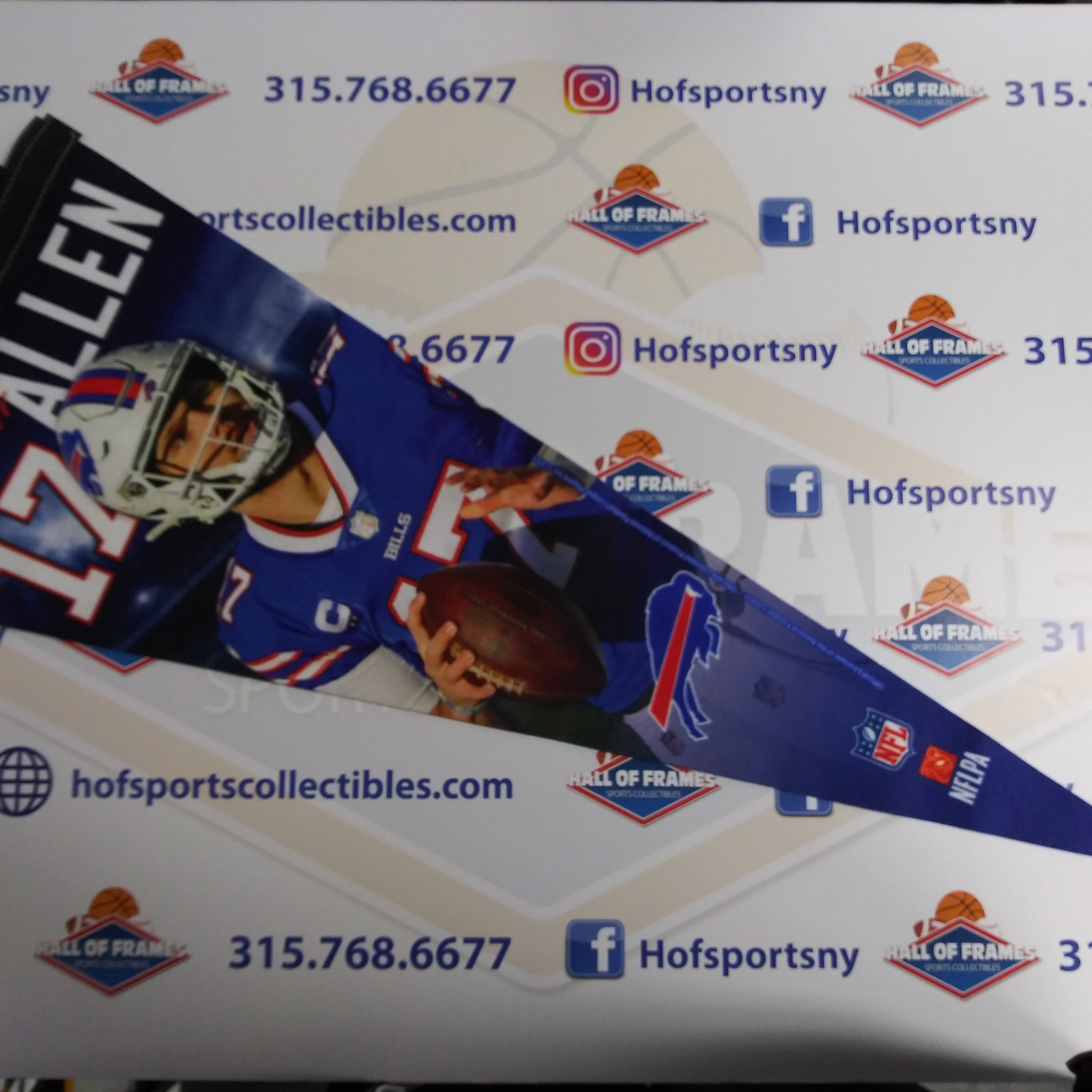 JOSH ALLEN BUFFALO BILLS FELT PENNANT!