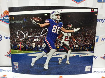 DALTON KINCAID BUFFALO BILLS WHITE SIGNED 11X14 FANATICS COA!