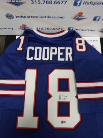 AMARI COOPER BUFFALO BILLS #18 SIGNED CUSTOM JERSEY! BGS WITNESS COA!