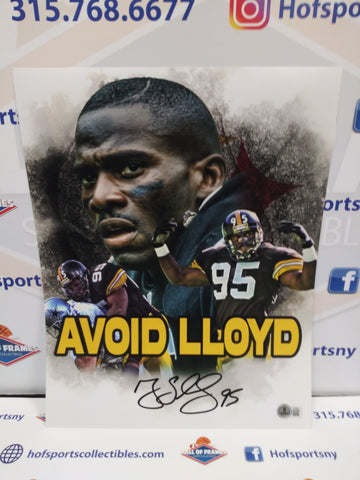 GREG LLOYD PITTSBURGH STEELERS SIGNED 11X14 COLLAGE BGS COA!