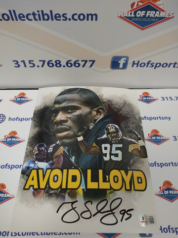 GREG LLOYD PITTSBURGH STEELERS SIGNED 8X10 COLLAGE BGS COA!