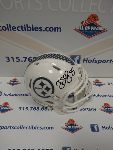 GREG LLOYD PITTSBURGH STEELERS SIGNED 2024 SALUTE TO SERVICE MINI HELMET! BGS COA!