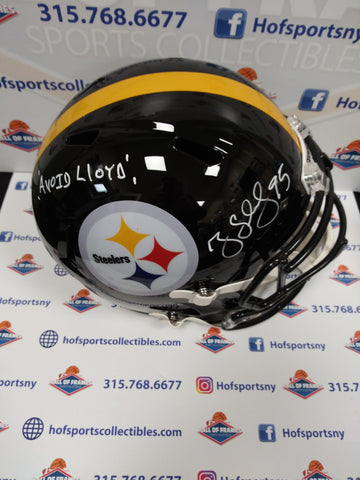 GREG LLOYD PITTSBURGH STEELERS SIGNED INSCR. 