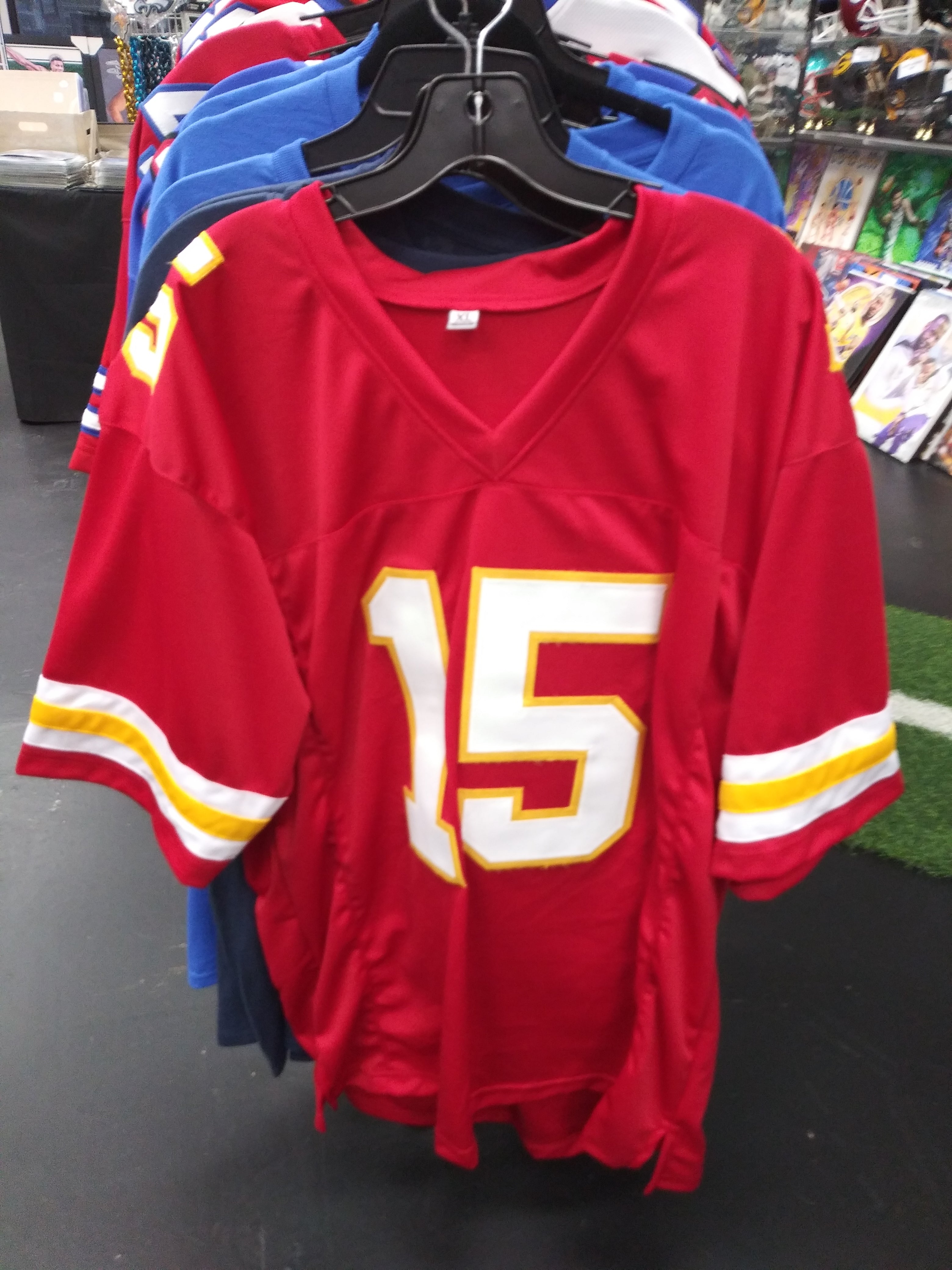 PATRICK MAHOMES CHEIFS SEWN STITCHED RED JERSEY SIZE MENS XL