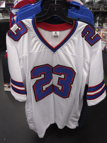 MICAH HYDE BILLS SEWN STITCHED WHITE JERSEY SIZE MENS XL