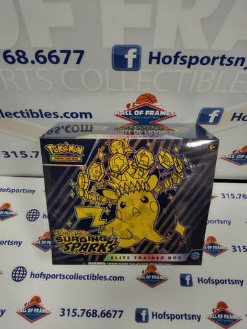 2024 POKEMON SCARLETT & VIOLET SURGING SPARKS ELITE TRAINER BOX! 9 PACKS!