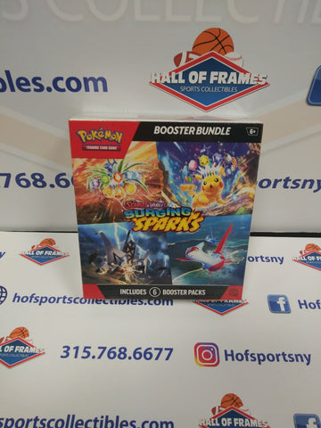 2024 POKEMON SCARLETT & VIOLET SURGING SPARKS BOOSTER BUNDLE BOX! 6 PACKS!