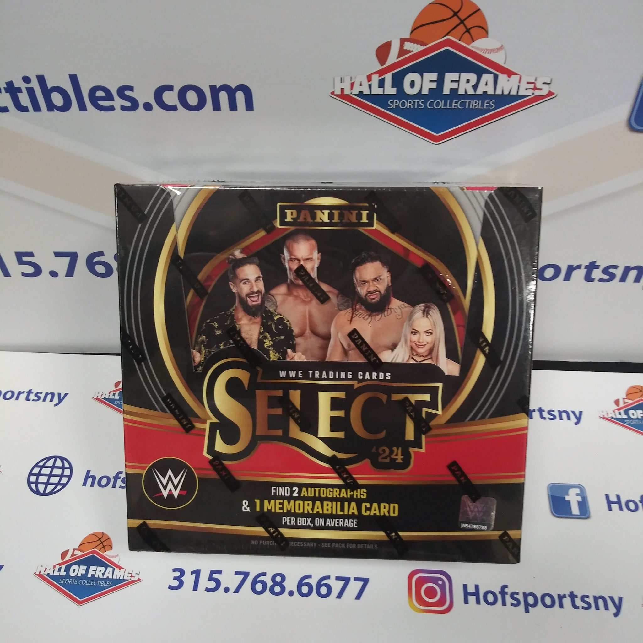 2024 PANINI SELECT WWE HOBBY BOX! 3 HITS PER BOX!