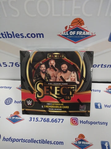 2024 PANINI SELECT WWE HOBBY BOX! 3 HITS PER BOX!