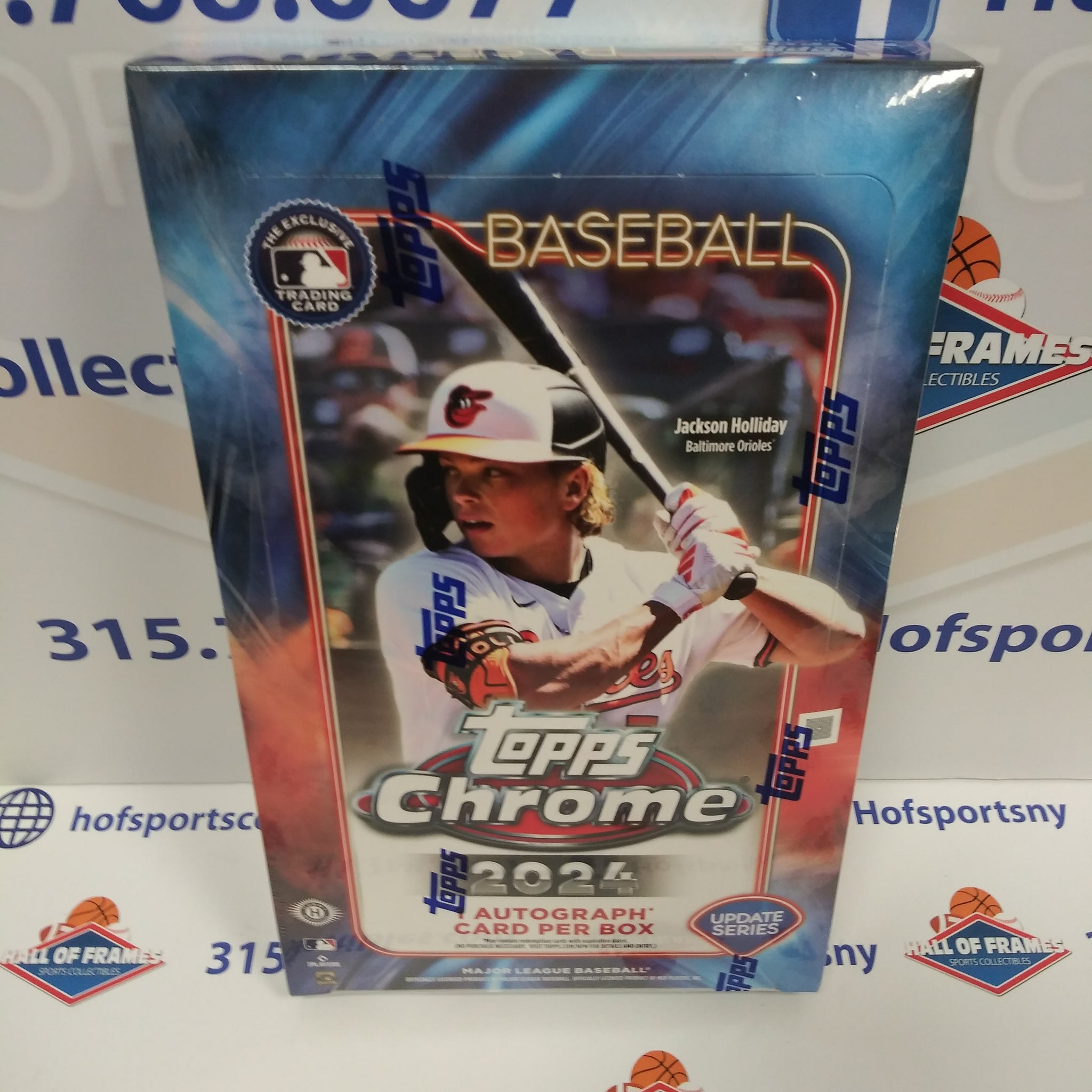 2024 TOPPS CHROME UPDATE HOBBYBOX! 1 AUTO!