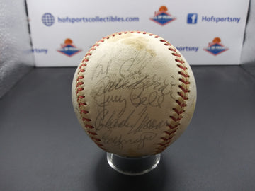 1974 MILWAUKEE BREWERS TEAM SIGNED NL BALL ROBIN YOUNTS ROOKIE YEAR - JSA LETTER