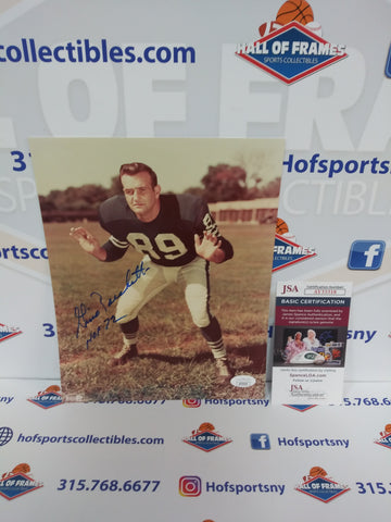 GINO MARCHETTI SIGNED 8 X 10 COLTS PHOTO JSA COA