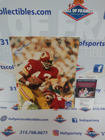 LARRY BROWN SIGNED WASHINGTON REDSKINS 8X10 PHOTO - JSA COA