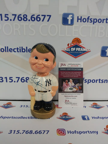 JOE PEPITONE SIGNED CERAMIC 1990'S BOBBLEHEAD YANKEES - JSA COA