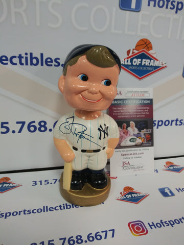 JOE PEPITONE SIGNED CERAMIC 1990'S BOBBLEHEAD YANKEES - JSA COA