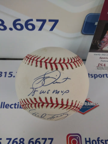 BUCKY DENT / MIKE TORREZ SIGNED YANKEES RED SOX MLB BASEBALL - JSA COA