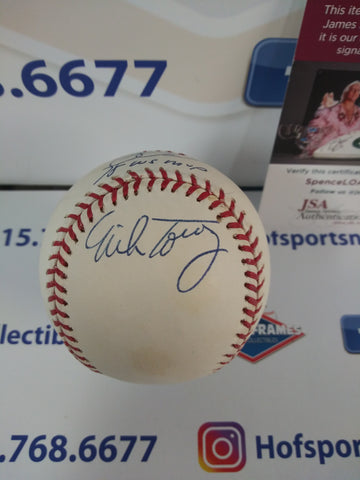 BUCKY DENT / MIKE TORREZ SIGNED YANKEES RED SOX MLB BASEBALL - JSA COA