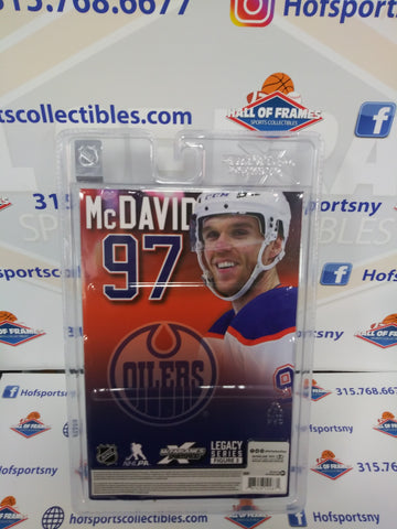 CONNOR MCDAVID OILERS MCFARLANE SPORTSPICKS WHITE JERSEY LEGACY FIGURE SERIES 3!