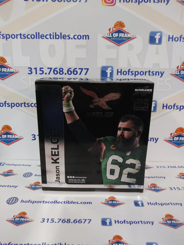 JASON KELCE MCFARLANE SPORTSPICKS KELLEY GREEN JERSEY SERIES 3 LEGACY FIGURE!