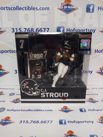 CJ STROUD TEXANS MCFARLANE SPORTSPICKS NAVY JERSEY SERIES 3 LEGACY FIGURE!