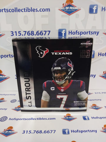 CJ STROUD TEXANS MCFARLANE SPORTSPICKS NAVY JERSEY SERIES 3 LEGACY FIGURE!