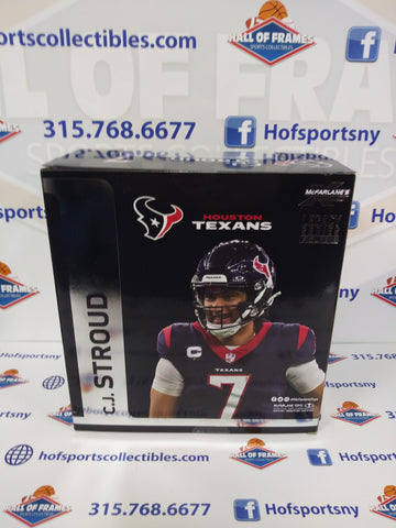 CJ STROUD TEXANS MCFARLANE SPORTSPICKS PLATINUM EDITION WHITE JERSEY SERIES 3 LEGACY FIGURE!