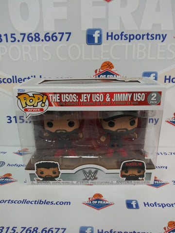 THE USOS: JIMMY & JEY THE BLOODLINE WWE FUNKO POP 2 PACK!