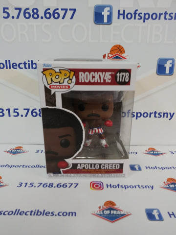 APOLLO CREED ROCKY 45TH ANNIVERSARY FUNKO POP MOVIES #1178!