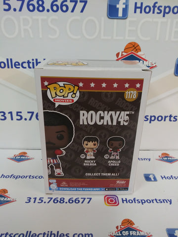 APOLLO CREED ROCKY 45TH ANNIVERSARY FUNKO POP MOVIES #1178!