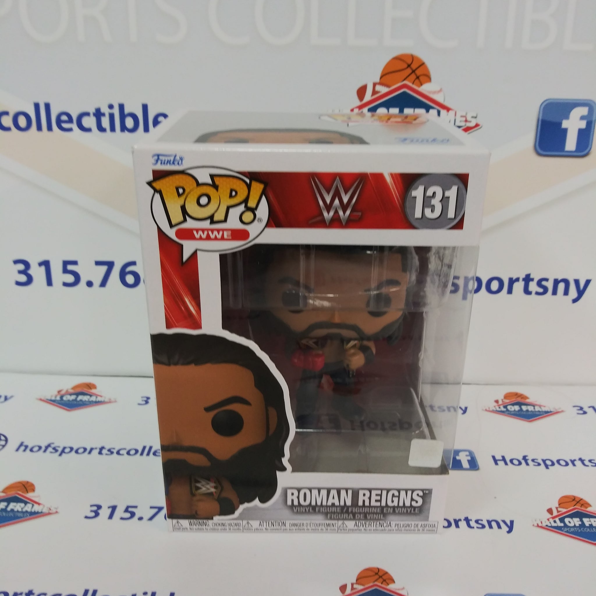 ROMAN REIGNS WITH BELTS WWE FUNKO POP #131!