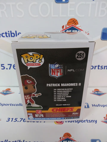 PATRICK MAHOMES KANSAS CITY CHIEFS NFL FUNKO POP #251!