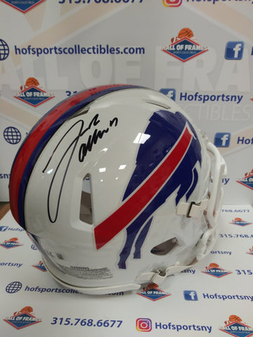 JOSH ALLEN SIGNED FULL SIZE AUTHENTIC SPEED BILLS HELMET BECKETT