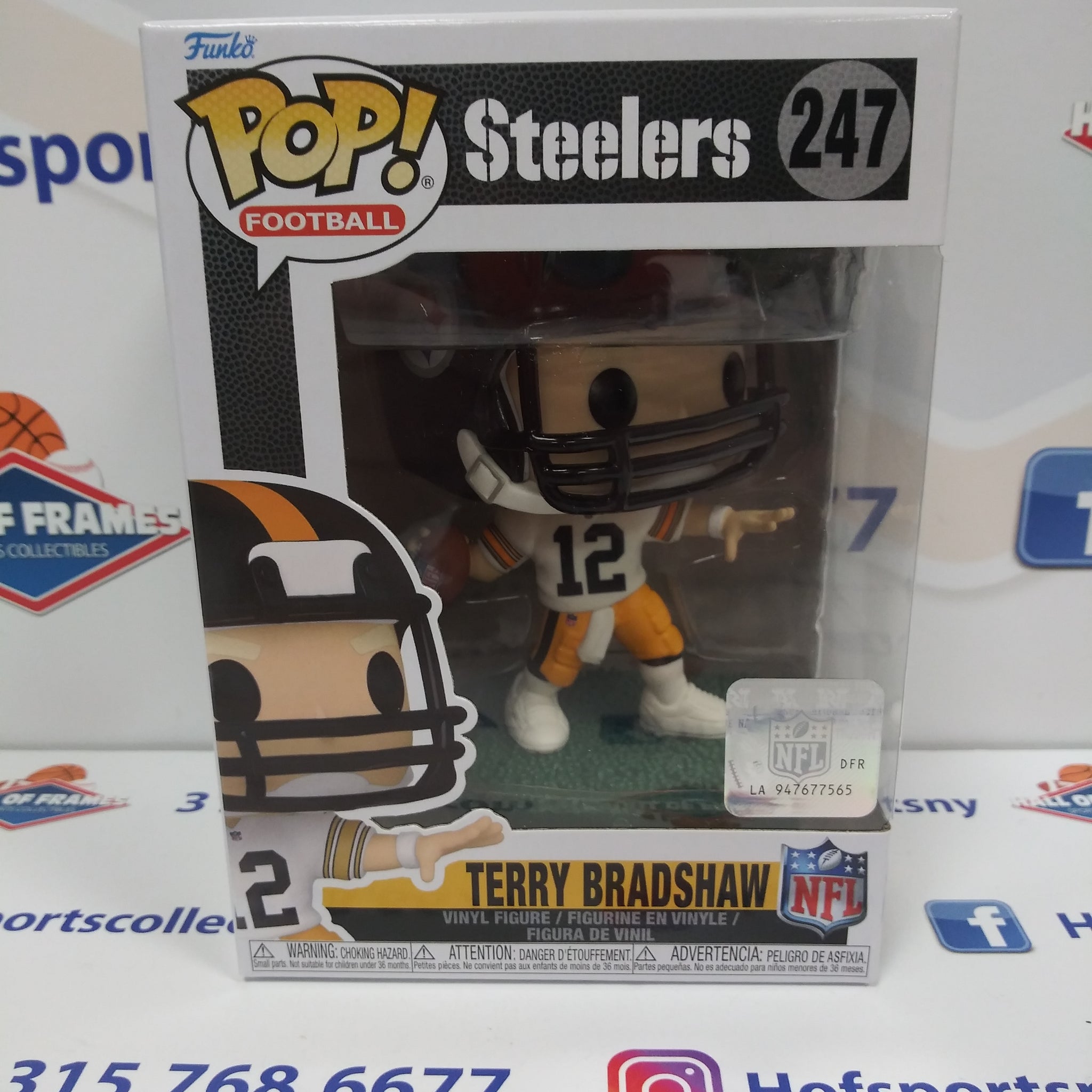 TERRY BRADSHAW PITTSBURGH STEELERS FUNKO POP NFL #247!