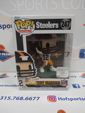 TERRY BRADSHAW PITTSBURGH STEELERS FUNKO POP NFL #247!