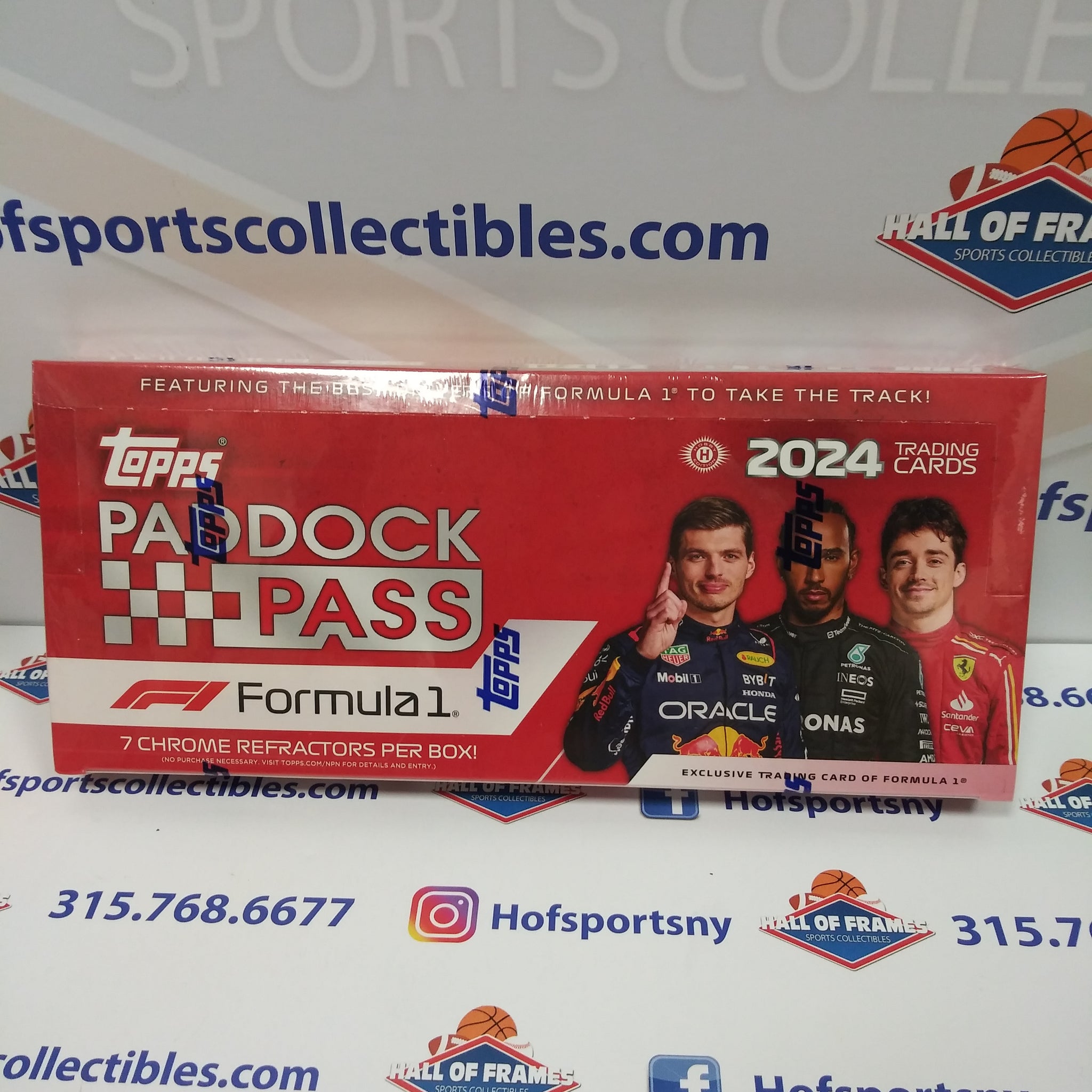 2024 TOPPS FORMULA 1 PADDOCK PASS HOBBY BOX! 1 CHROME CARD PER PACK!