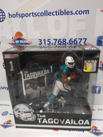 TUA TAGOVAILOA MCFARLANE SPORTSPICKS GREEN JERSEY SERIES 3 LEGACY FIGURE!