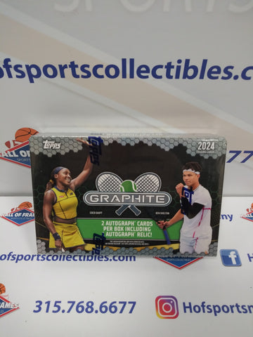 2024 TOPPS GRAPHITE TENNIS HOBBY BOX! FIND 2 AUTOGRAPHS!