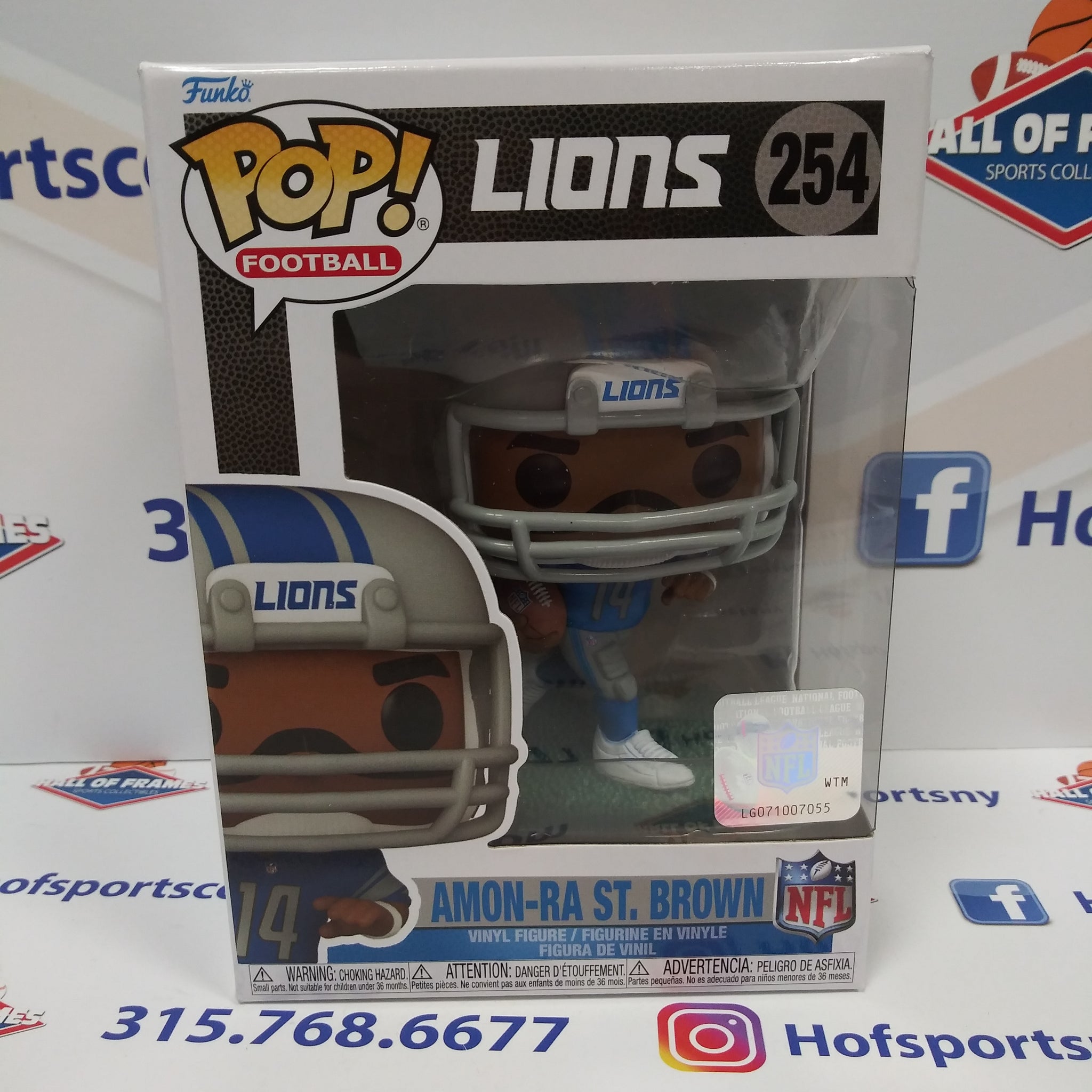 AMON-RA ST.BROWN DETROIT LIONS NFL FUNKO POP #254!