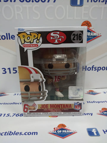 JOE MONTANA SAN FRANCISCO 49ERS NFL FUNKO POP #216!