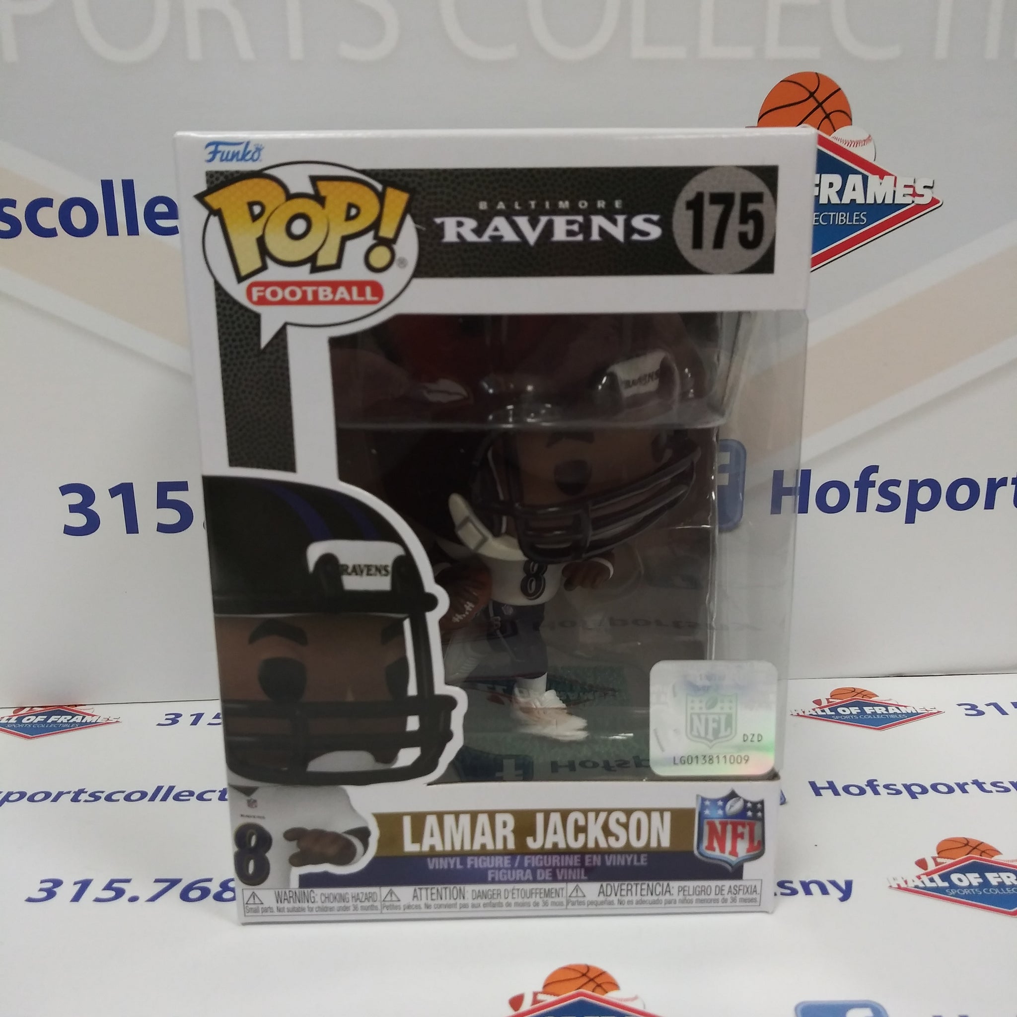 LAMAR JACKSON BALTIMORE RAVENS NFL FUNKO POP #175!