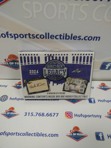 2024 LEAF A BRONX LEGACY NYC HOBBY BOX SERIES 2! 4 HITS PER BOX!