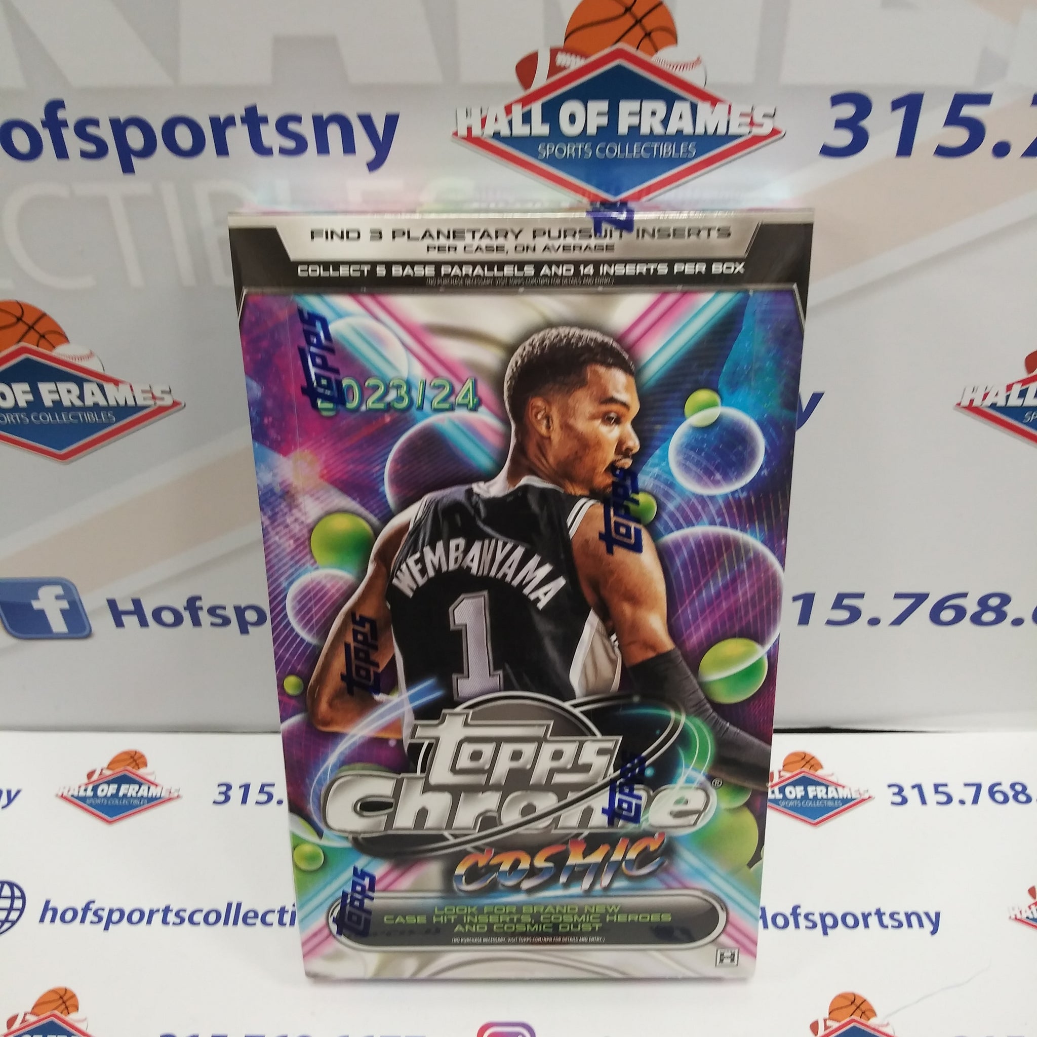 2023/24 TOPPS CHROME COSMIC BASKETBALL HOBBY BOX! LOOK FOR WEMBANYAMA AUTO'S!