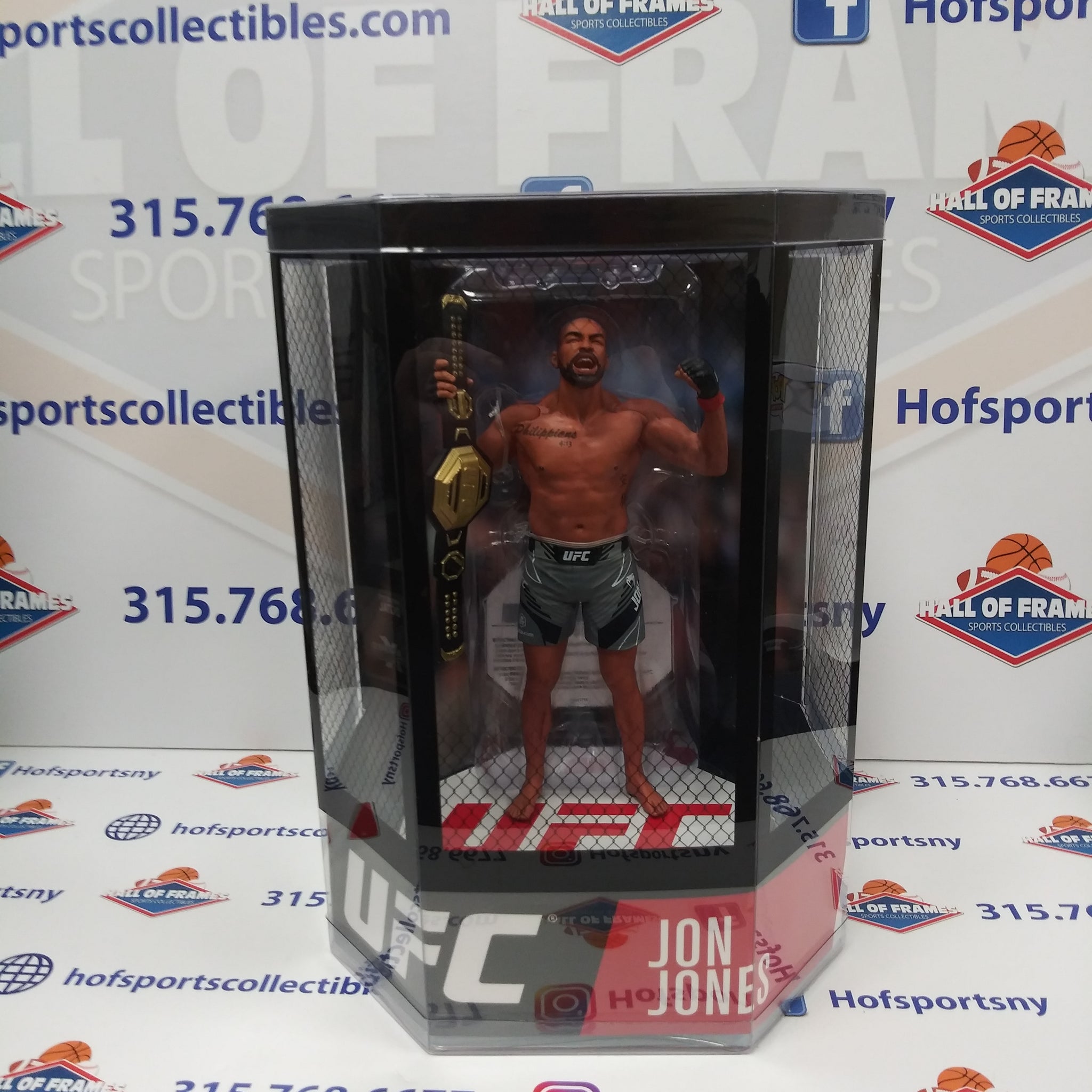 JON JONES UFC McFARLANE'S SPORTS PICKS LEGACY SERIES FIGURE 2 STATUE!