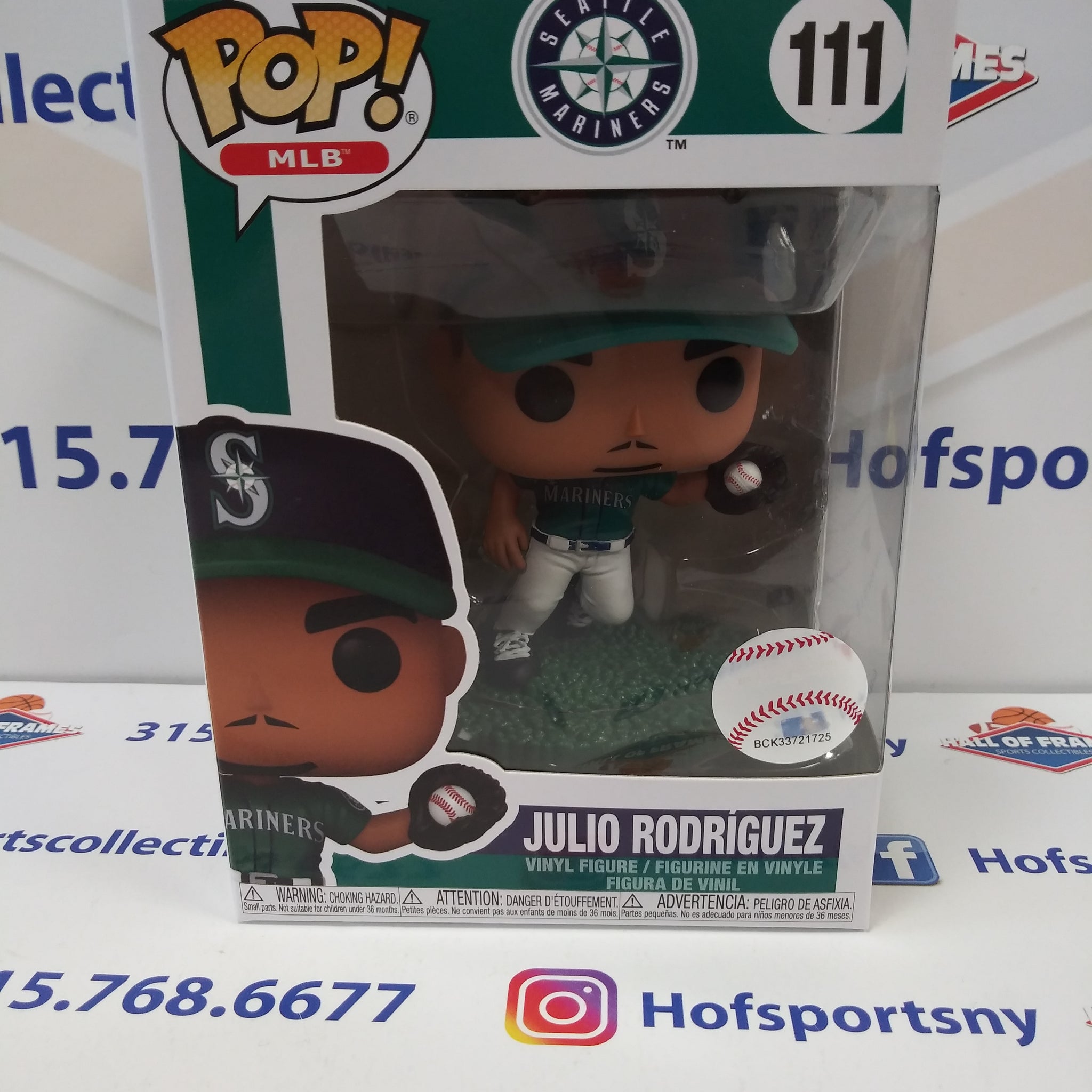 JULIO RODRIGUEZ SEATTLE MARINERS MLB FUNKO POP#111!