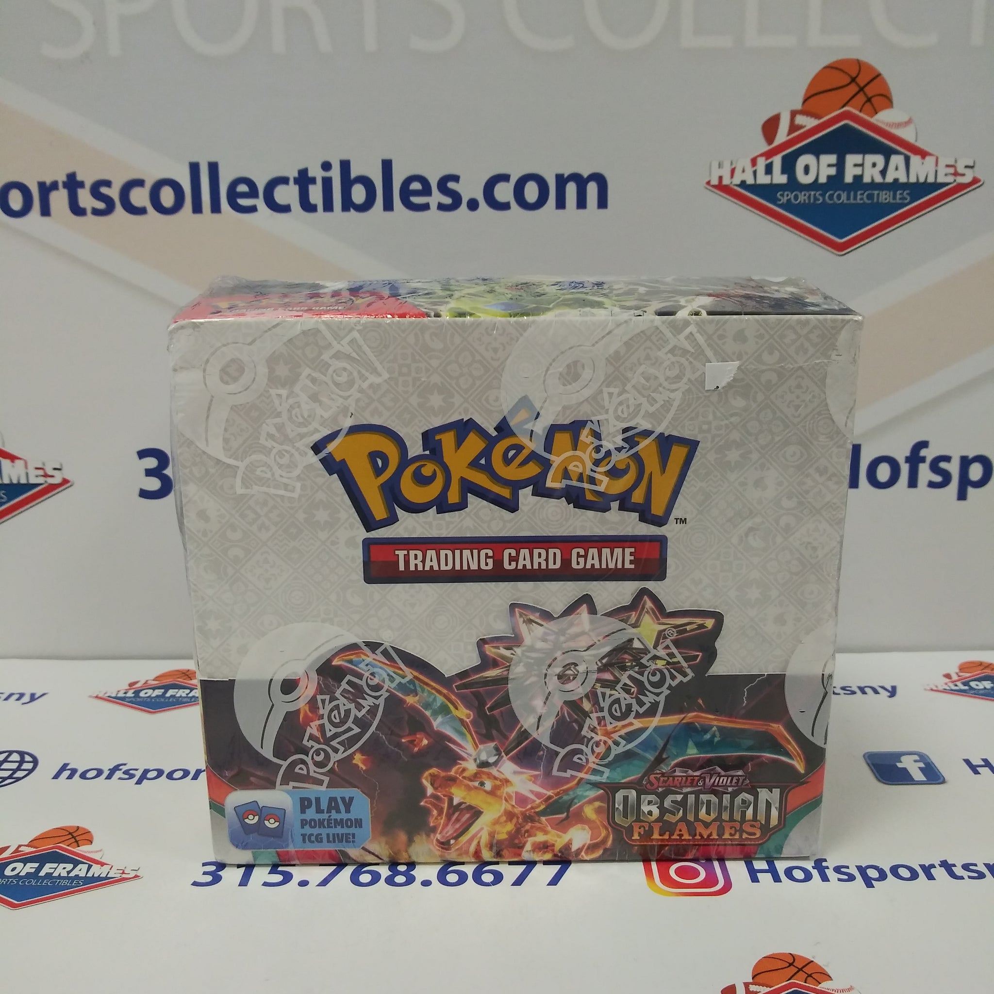 POKEMON SCARLET & VIOLET OBSIDIAN FLAMES SEALED BOOSTER BOX!