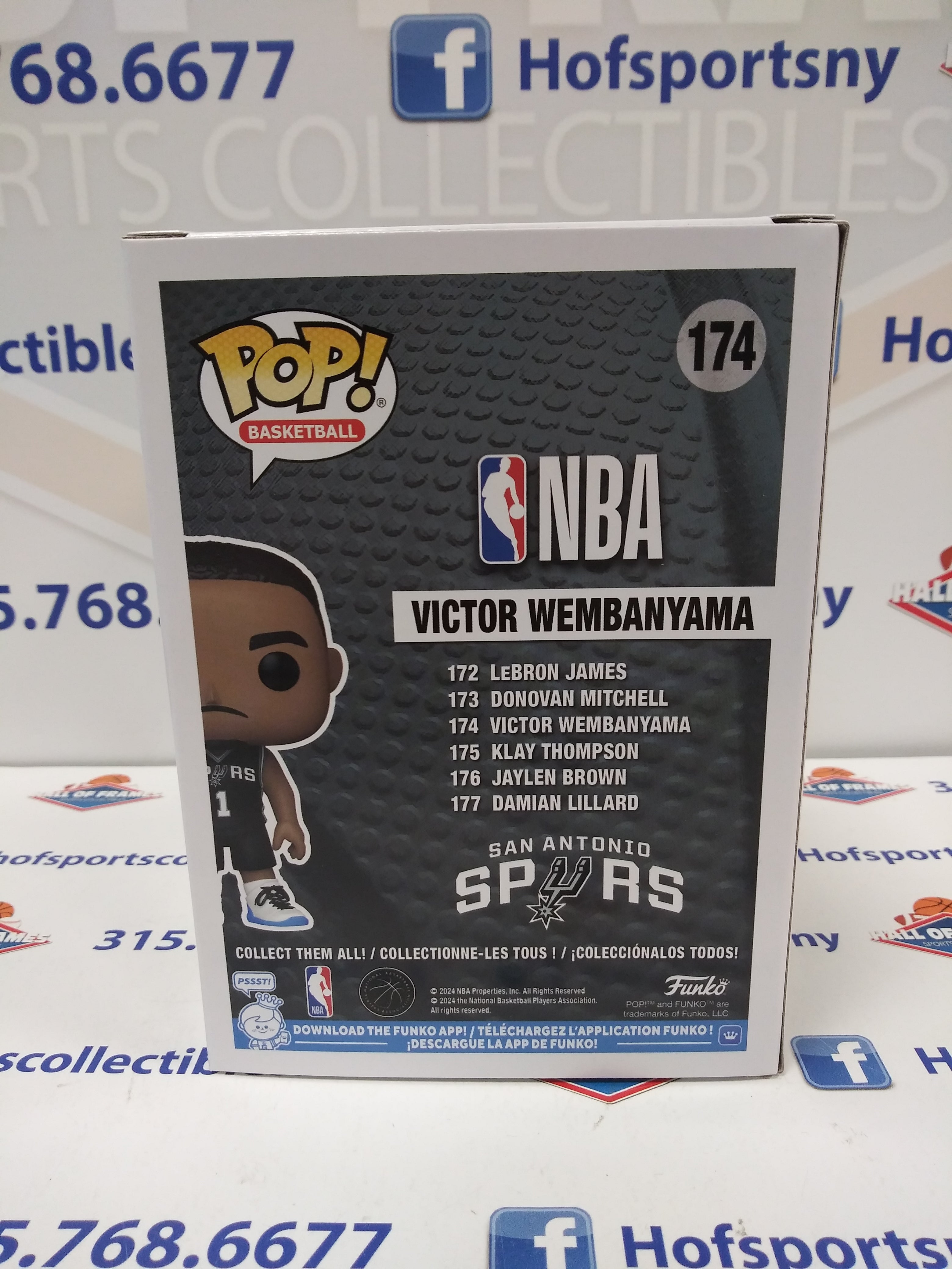 VICTOR WEMBANYAMA SAN ANTONIO SPURS FUNKO POP NBA #174!