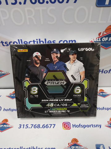 2024 PANINI PRIZM LIV GOLF HOBBY BOX! LOOK FOR COLOR BLAST! 1 AUTO!